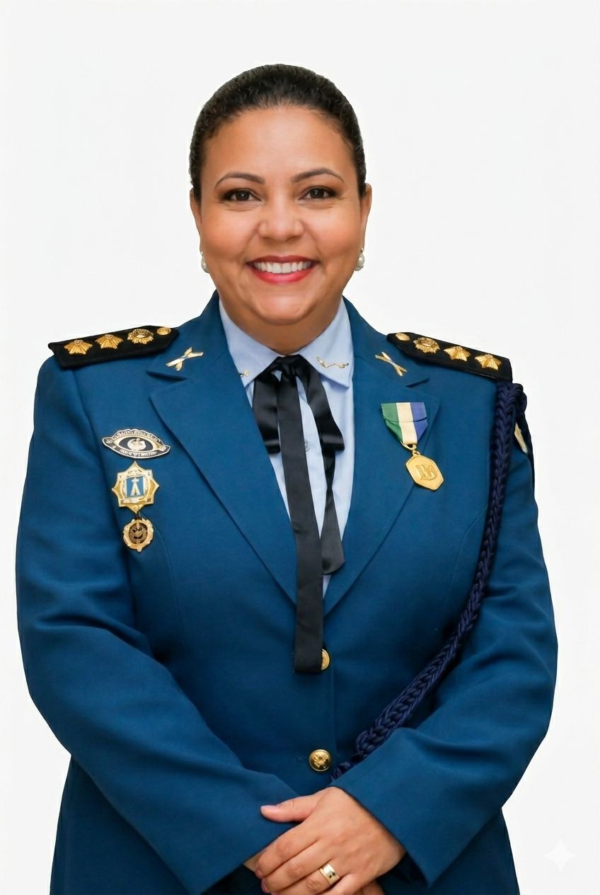 Coronel Ridalva em farda oficial da Polícia Militar de Mato Grosso